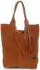 Kožené kabelka shopper bag Vittoria Gotti zrzavá V5190